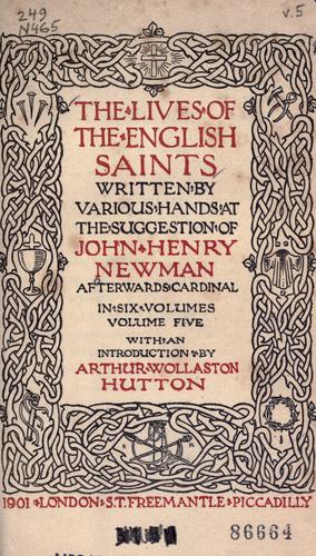 Cover for The lives of the English saints