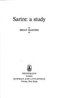 Cover for Sartre: a study