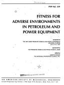 Cover for Fitness for Adverse Environments in Petroleum and Power Equipment
