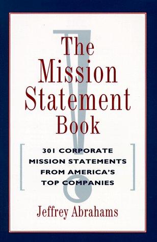 Cover for The mission statement book