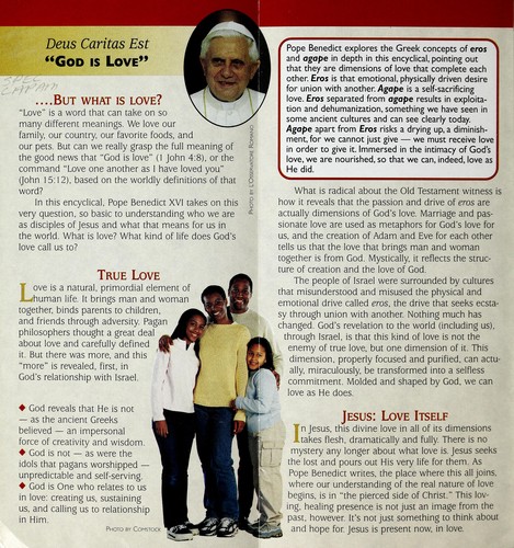 Cover for Pope Benedict's first encyclical