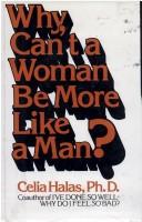 Cover for Why can't a woman be more like a man?
