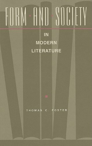 Cover for Form and society in modern literature