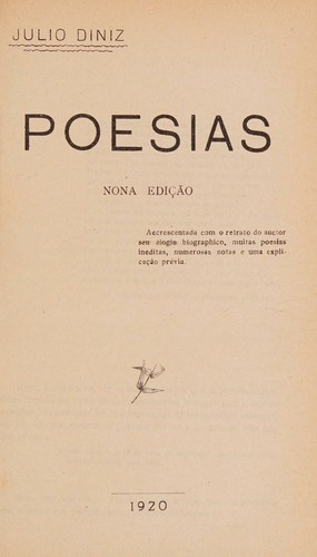 Cover for Poesias