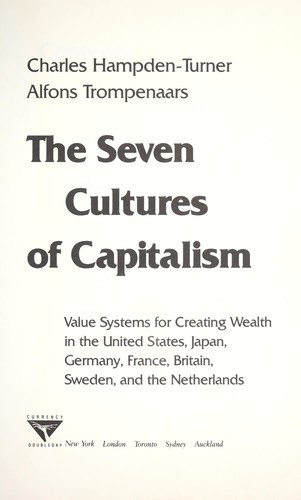 Cover for The seven cultures of capitalism
