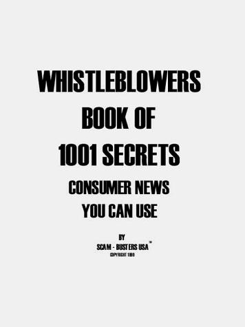 Cover for Whistleblowers book of 1001 secrets