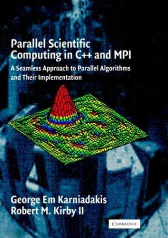 Cover for Parallel Scientific Computing in C++ and MPI