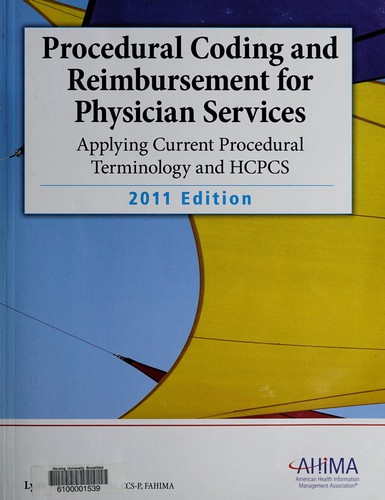 Cover for Procedural coding and reimbursement for physician services