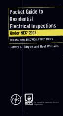 Cover for Pocket Guide to Residential Electrical Inspections