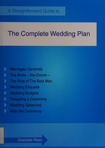 Cover for Complete Wedding Plan