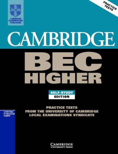 Cover for Cambridge BEC Higher 1