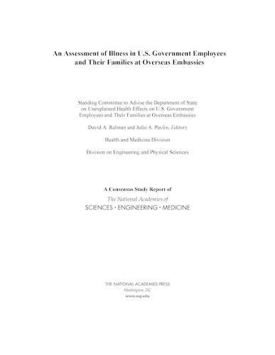 Cover for ASSESSMENT OF ILLNESS IN U.S. GOVER