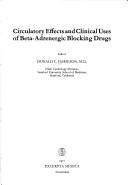 Cover for Circulatory effects and clinical uses of beta-adrenergic blocking drugs.
