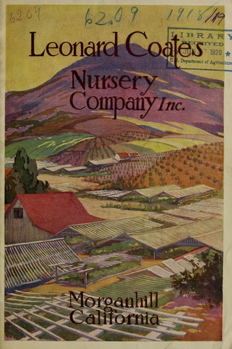 Cover for Leonard Coates Nursery Company, Inc. [catalog]