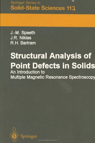 Cover for Structural analysis of point defects in solids