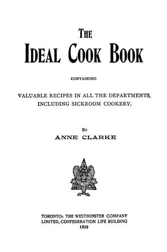 Cover for The Ideal cook book