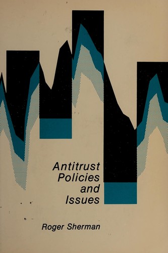 Cover for Antitrust policies and issues
