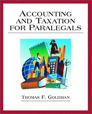 Cover for Accounting and Taxation for Paralegals