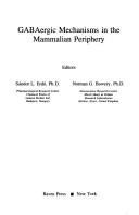 Cover for Gabaergic Mechanisms in the Mammalian Periphery/Order 1646