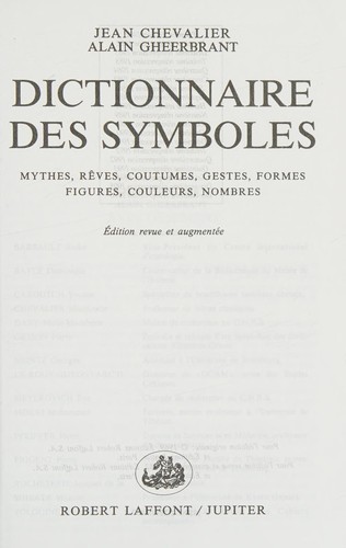 Cover for Dictionnaire des symboles