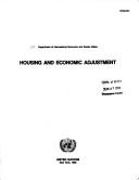 Cover for Housing and economic adjustment