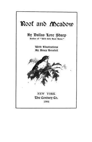 Cover for Roof and meadow