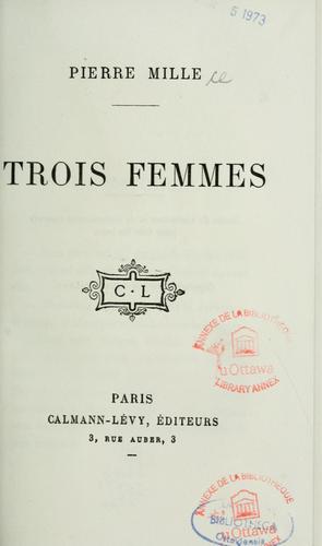 Cover for Trois femmes