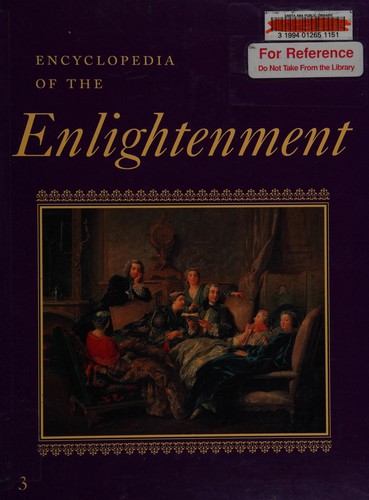 Cover for Encyclopedia of the Enlightenment