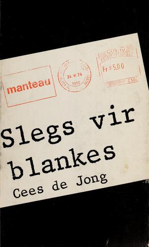 Cover for Slegs vir blankes
