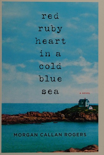 Cover for Red ruby heart in a cold blue sea