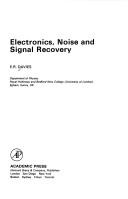 Cover for Electronics, noise, and signal recovery