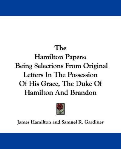 Cover for The Hamilton Papers