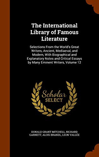 Cover for The International Library of Famous Literature