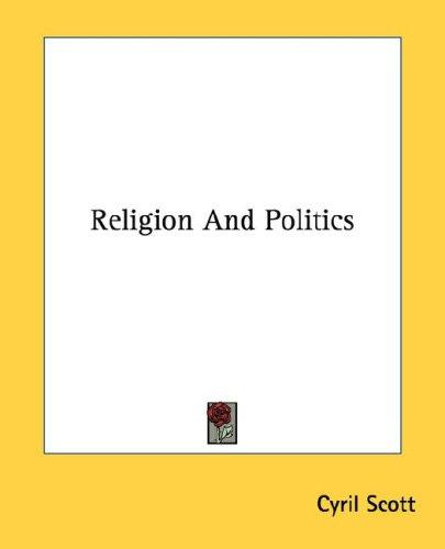 Cover for Religion and Politics