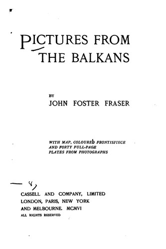Cover for Pictures from the Balkans