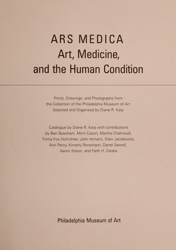 Cover for Ars medica, art, medicine, and the human condition