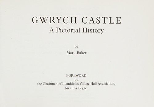Cover for Gwrych Castle
