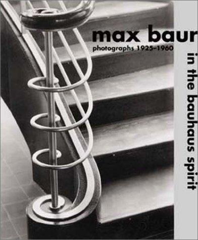 Cover for Max Baur: In the Bauhaus Spirit