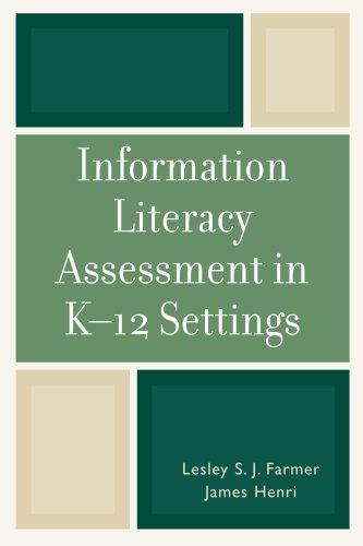 Cover for Information Literacy Assessment in K-12 Settings