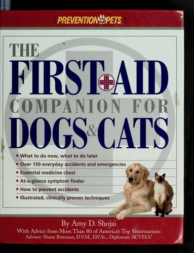 Cover for The first aid companion for dogs & cats