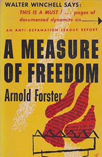 Cover for A measure of freedom
