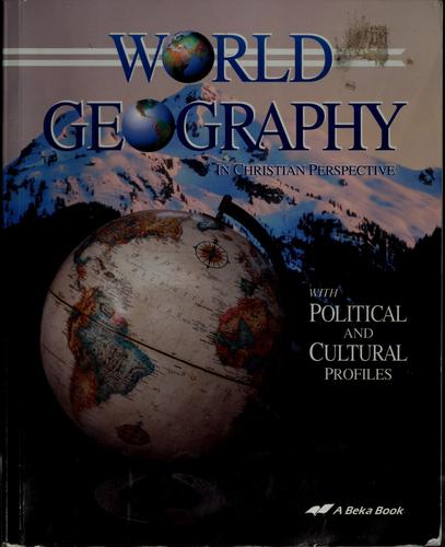 Cover for World geography in Christian perspective