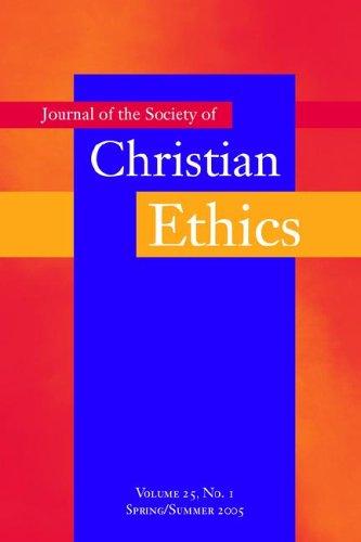 Cover for Journal of the Society of Christian Ethics