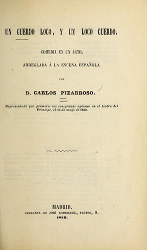 Cover for Un cuerdo loco, un loco cuerdo