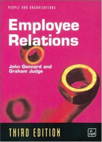 Cover for Employee Relations (People & Organizations)