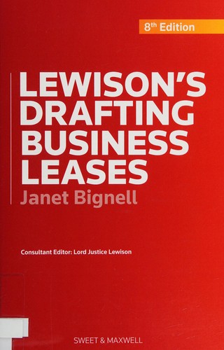 Cover for Lewison's drafting business leases