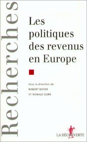 Cover for Les politiques des revenus en Europe