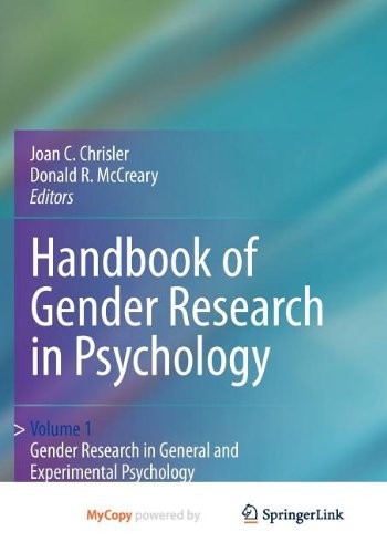 Cover for Handbook of Gender Research in Psychology