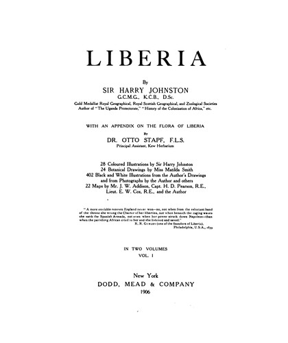 Cover for Liberia.