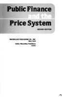 Cover for Public finance and the price system